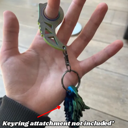 Keyrambit - Karambit Style Keychain Spinner